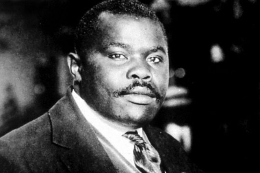 Image of Marcus Garvey, Jamaican Culture, Pan-Africanism, Black Liberation Jamaican History.