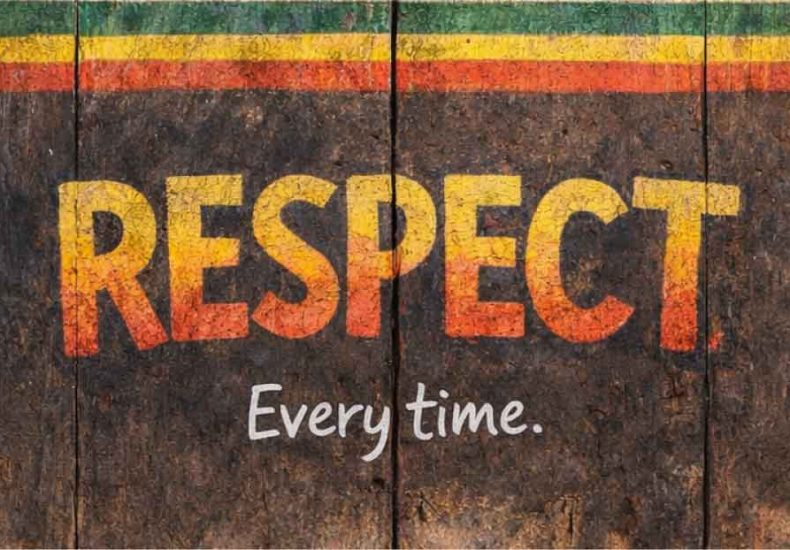 Respect Jamaican Patois