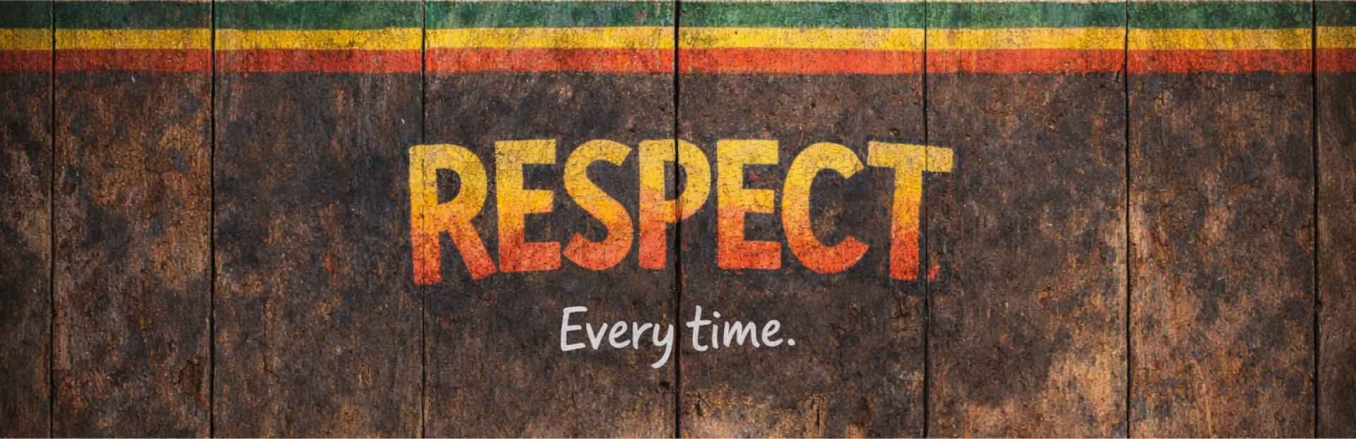 Respect Jamaican Patois