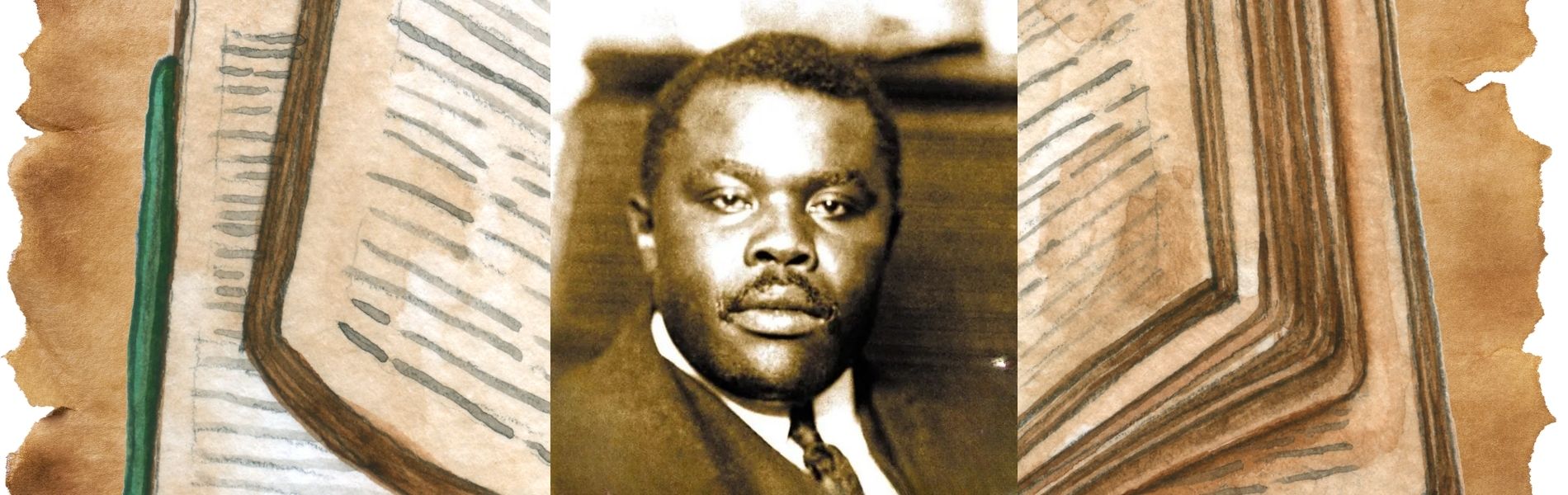 Image of Marcus Garvey, Jamaican Culture, Pan-Africanism, Black Liberation Jamaican History.